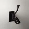 Black 3-Prong Swivel Towel Hook -Home Furnishings Store 3ProngSwvlHookBlackSHS19
