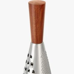 Acacia And Stainless Steel Cone Cheese Grater 8 Acacia And Stainless Steel Cone Cheese Grater -Home Furnishings Store AcaciaNSSGraterAVS19