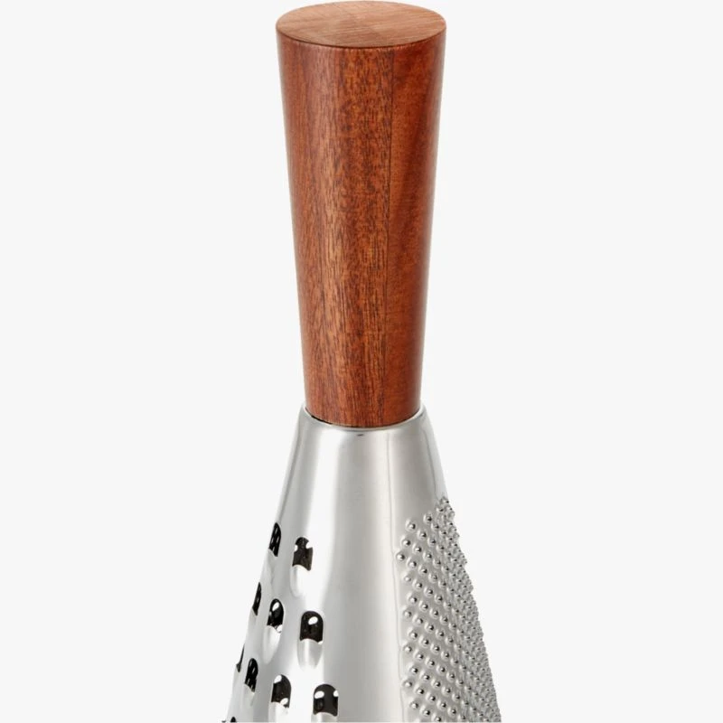 Acacia And Stainless Steel Cone Cheese Grater 5 Acacia And Stainless Steel Cone Cheese Grater - Image 3