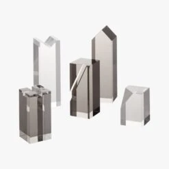 Clear And Smoke Grey Acrylic Chess Set 10 Clear And Smoke Grey Acrylic Chess Set -Home Furnishings Store AcrylicChessSetAVF18