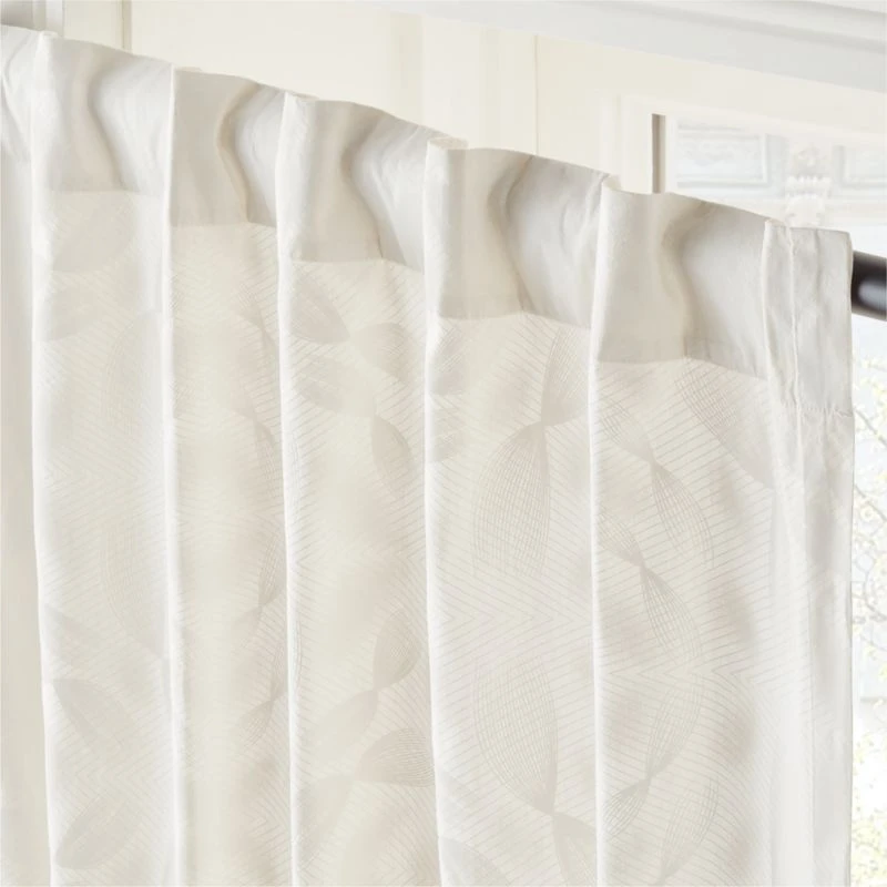 Adirex Neutral Organic Cotton Window Curtain Panel 48''x84'' 6 Adirex Neutral Organic Cotton Window Curtain Panel 48''x84'' - Image 4