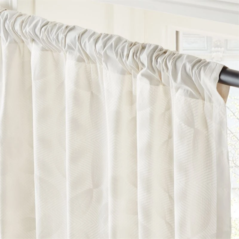 Adirex Neutral Organic Cotton Window Curtain Panel 48''x84'' 5 Adirex Neutral Organic Cotton Window Curtain Panel 48''x84'' - Image 3