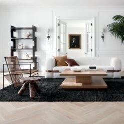 Biscia Brown Burl Wood Bookcase 11 Biscia Brown Burl Wood Bookcase -Home Furnishings Store AlessoSnowFoldOutSleeperSofaJL21 1x1