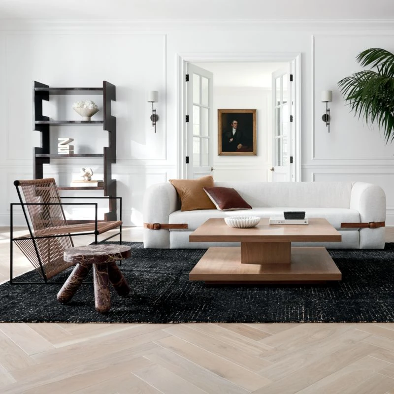 Biscia Brown Burl Wood Bookcase 5 Biscia Brown Burl Wood Bookcase - Image 3