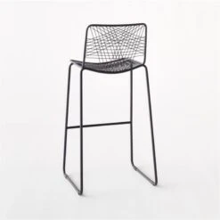 Alpha Black Bar Stools Set Of 2 -Home Furnishings Store AlphaBlackBarstoolII3QBSSS21