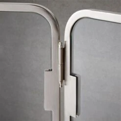 Amos Polished Nickel Fireplace Screen 9 Amos Polished Nickel Fireplace Screen -Home Furnishings Store AmosPlshdNklFrplcScreenAV2SHF21