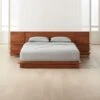Andes Acacia Wood Platform Queen Bed With Nightstands -Home Furnishings Store AndesQueenBedAcaciaSHS21 1x1