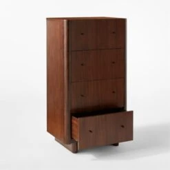 Andora Tall 4-Drawer Wood Dresser -Home Furnishings Store AndoraWoodTallChest3QAVSSS22