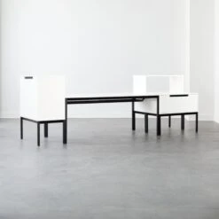 Aptum White Metal Bookcase -Home Furnishings Store AptumModularGroup1AVFHF21