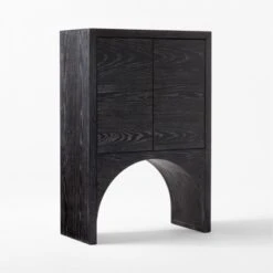 Augusta Black Entryway Cabinet -Home Furnishings Store ArcBlkEntrywayCabinet3QSSS22