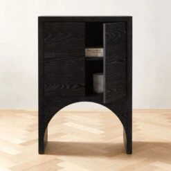 Augusta Black Entryway Cabinet -Home Furnishings Store ArcBlkEntrywayCabinetAVSHS22