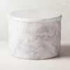 Arris Large White Marble Canister -Home Furnishings Store ArrisWhtMrblCanisterLgSHS22