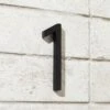 Aurele 6" Matte Black House Number 1 -Home Furnishings Store AureleMttBlk6inHsNmbr1SHF18