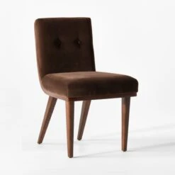Axel Tufted Mocha Velvet Dining Chair 10 Axel Tufted Mocha Velvet Dining Chair -Home Furnishings Store AxelTftdWdBckChairChclt3QSSF22