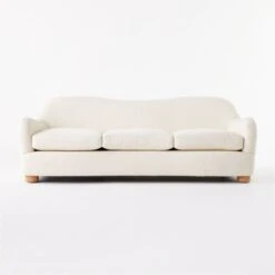 Bacio Cream Boucle Sofa With Bleached Oak Legs -Home Furnishings Store BacioBoucleSofaSOSSS21