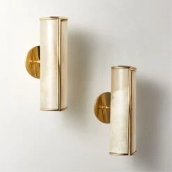 Bander Twisted Cream Vellum Wall Sconce Light -Home Furnishings Store BanderVellumWallSconceAVSHF23