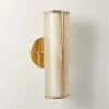Bander Twisted Cream Vellum Wall Sconce Light -Home Furnishings Store BanderVellumWallSconceSHF23