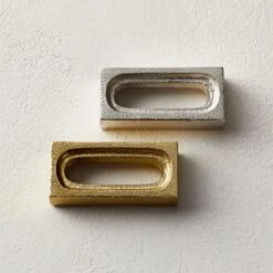 Barre Gold Napkin Rings Set Of 8 -Home Furnishings Store BarreNapkinRingGroupFHF21 1