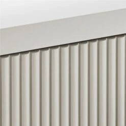 Barton 2-Drawer High-Gloss Grey Lacquered Nightstand -Home Furnishings Store BartonHiGlsLcqdNghtstndAVSSS22