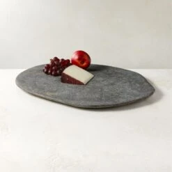 Basalt Stone Serving Platter 8 Basalt Stone Serving Platter -Home Furnishings Store BasaltStnServingPlatterAVSHF23