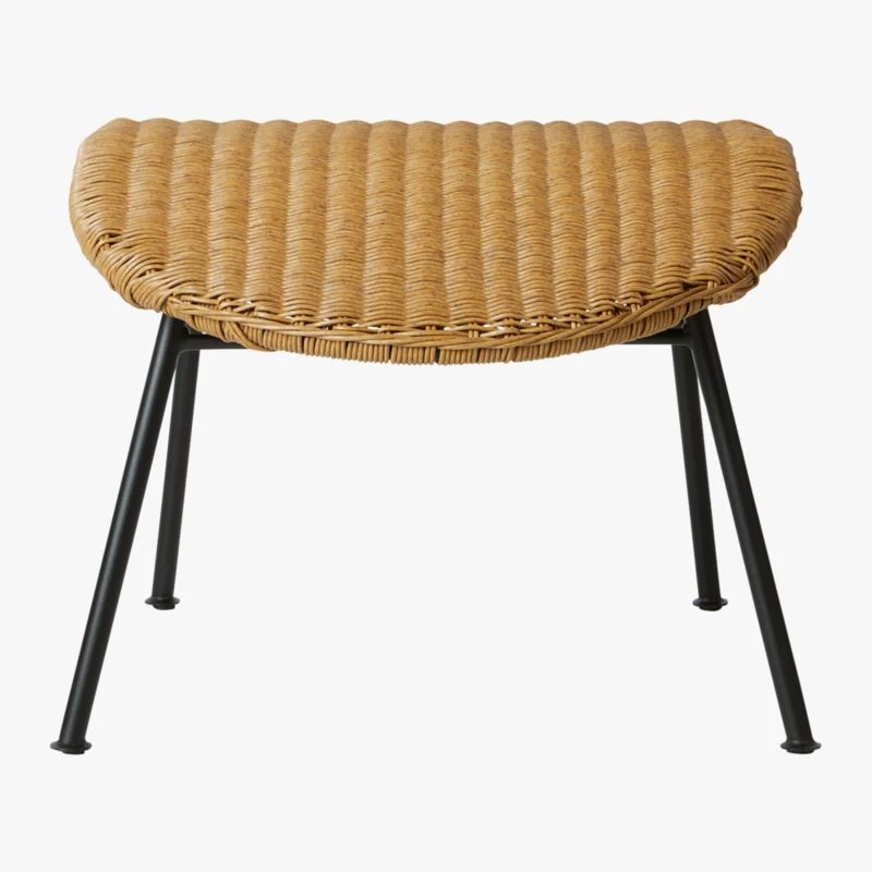 Basket Outdoor Ottoman Cover 7 Basket Outdoor Ottoman Cover - Image 5