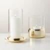 Alta And Bassa Champagne Brass Hurricane Candle Holders -Home Furnishings Store BassaNAltaChmpHrrcnGrpAVFHF22
