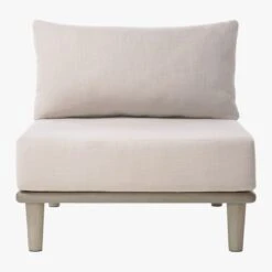 Baixa Wood Armless Outdoor Chair Cover -Home Furnishings Store BaxiaWoodArmlessChairSOS20