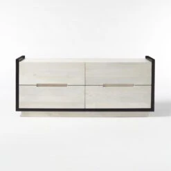 Beaufort 4-Drawer Whitewashed Wood Dresser -Home Furnishings Store BeaufortBlchdWdLowDrssrSOSSS21