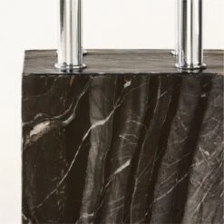 Bellamy Marble And Polished Stainless Steel Coat Rack -Home Furnishings Store BellamyMrblNSSCoatRackAV2SHF22