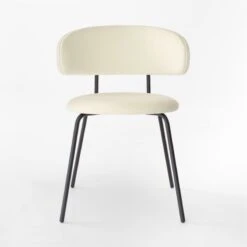 Birba Cream Velvet Dining Chair Set Of 4 -Home Furnishings Store BirbaVelvetChairCustardSOSSF22