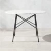 Pavilion Black Metal Outdoor Bistro Table With Marble Top Model 6340 1 Pavilion Black Metal Outdoor Bistro Table With Marble Top Model 6340 -Home Furnishings Store BistroTableBlackNMarbleSHS23