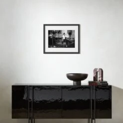 'Mick 1982' Photographic Print In Black Frame 17.75''x21.75'' -Home Furnishings Store BkNWtMick1982BF17p5x21p5SHS23 3D