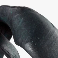 Black Aluminum Ribbon Table Sculpture -Home Furnishings Store BlackRibbonSculptureAVS20