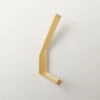 Blaine Brushed Brass Wall Mount Hook -Home Furnishings Store BlaineBrushedBrassHookSHF21