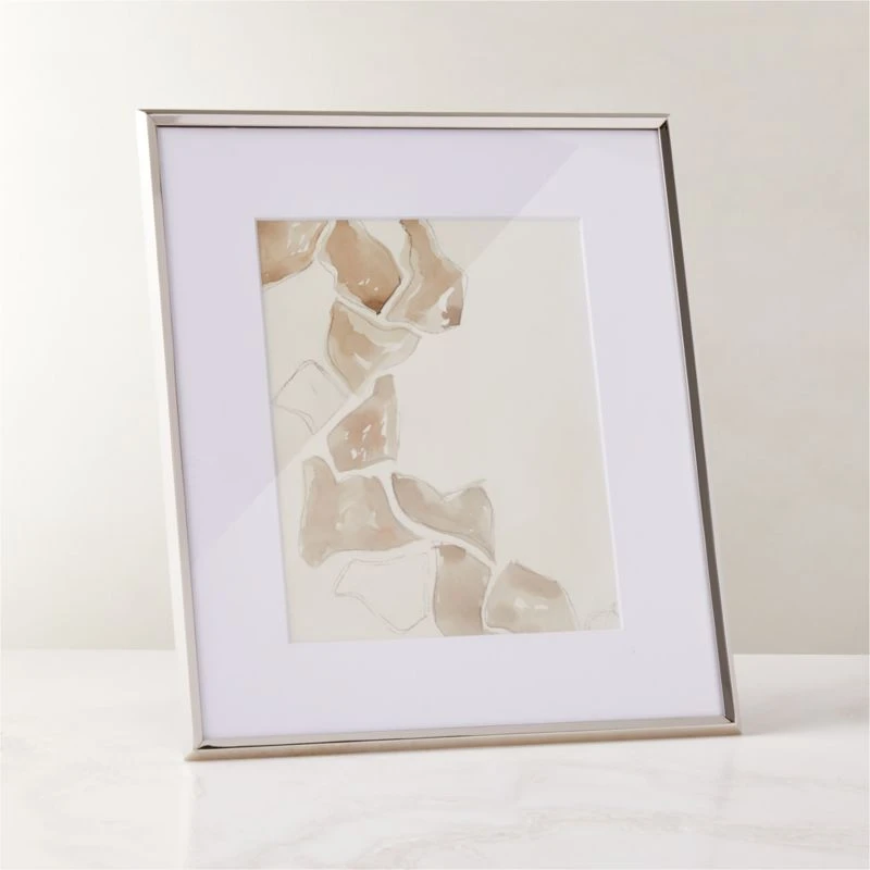 Blaine Polished Nickel Picture Frame 8"x10" 3 Blaine Polished Nickel Picture Frame 8"x10"