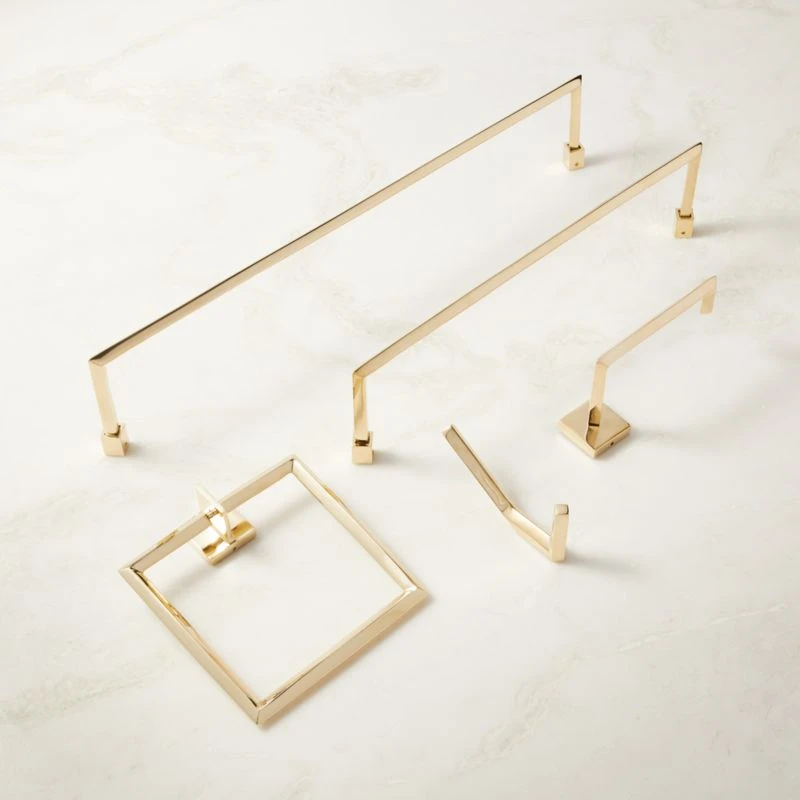 Blaine Unlacquered Brass Wall Hook 5 Blaine Unlacquered Brass Wall Hook - Image 3