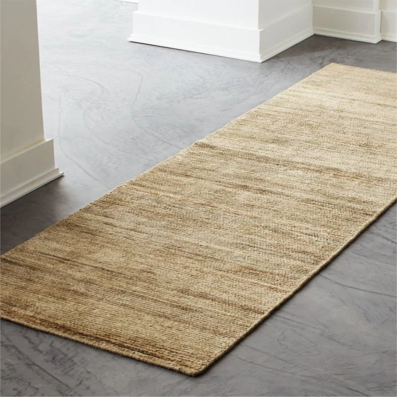 Blake Natural Handwoven Jute Runner Rug 2.5'x8' 4 Blake Natural Handwoven Jute Runner Rug 2.5'x8' - Image 2