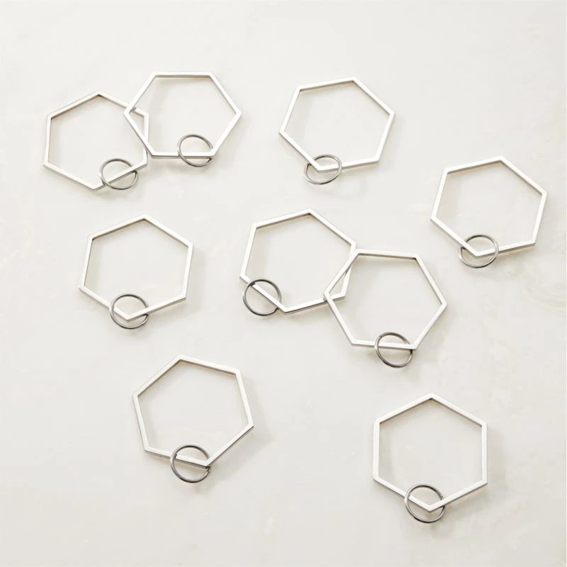 Bolt Polished Nickel Curtain Rings Set Of 9 3 Bolt Polished Nickel Curtain Rings Set Of 9