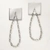 Bolt Polished Nickel Chain Curtain Tiebacks Set Of 2 -Home Furnishings Store BoltPldNklDrpryTiebackChnS2SHF23
