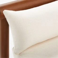 Bonelli Teak Outdoor Sofa With Ivory Sunbrella® Cushions -Home Furnishings Store BonelliSofaAVSSS23