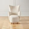 Bozzi Chair And Ottoman Set -Home Furnishings Store BozziBoucleOttomanNChairFHS21 1x1
