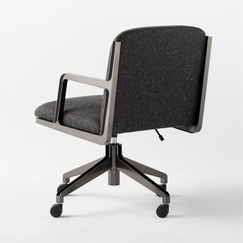 Brecha Grey Upholstered Office Chair 7 Brecha Grey Upholstered Office Chair - Image 5