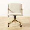 Brecha Ivory Upholstered Office Chair -Home Furnishings Store BrechaIvoryChairSHS23