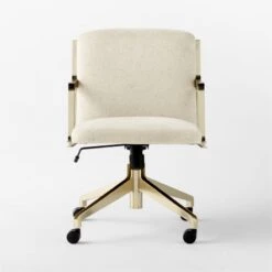 Brecha Ivory Upholstered Office Chair -Home Furnishings Store BrechaIvoryChairSOSSS23