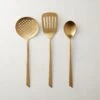Brushed Gold Cooking Utensils 2 Brushed Gold Cooking Utensils -Home Furnishings Store BrushedGoldUtensilsS3SHF19