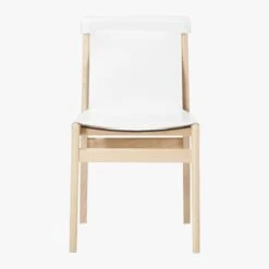 Burano White Leather Sling Chair -Home Furnishings Store BuranoLthrChairWhiteF18