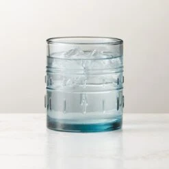 Bushi Nenge Blue Double Old-Fashioned Glass -Home Furnishings Store BushiNengeDOFBlueTopazROF23