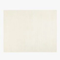 Byron Merino Wool Handwoven Ivory Area Rug 5'x8'