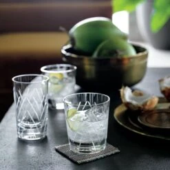 Cavale Double Old-Fashioned Glass -Home Furnishings Store CB2FA21 KD 4C 0322 OC21 1x1 1