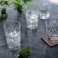 Cavale Double Old-Fashioned Glass -Home Furnishings Store CB2FA21 KD 4D 1485 OC21 1x1 1